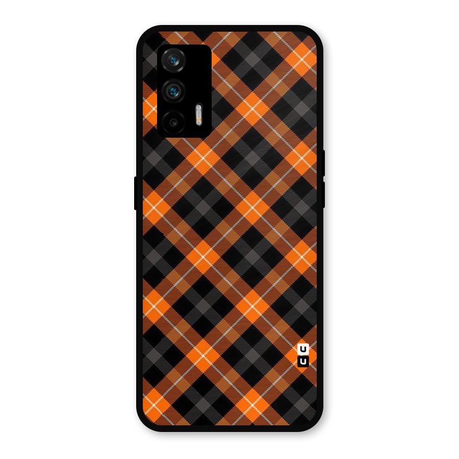 Best Textile Pattern Metal Back Case for Realme GT 5G
