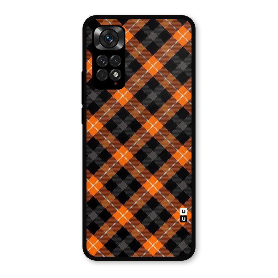 Best Textile Pattern Metal Back Case for Redmi Note 11s