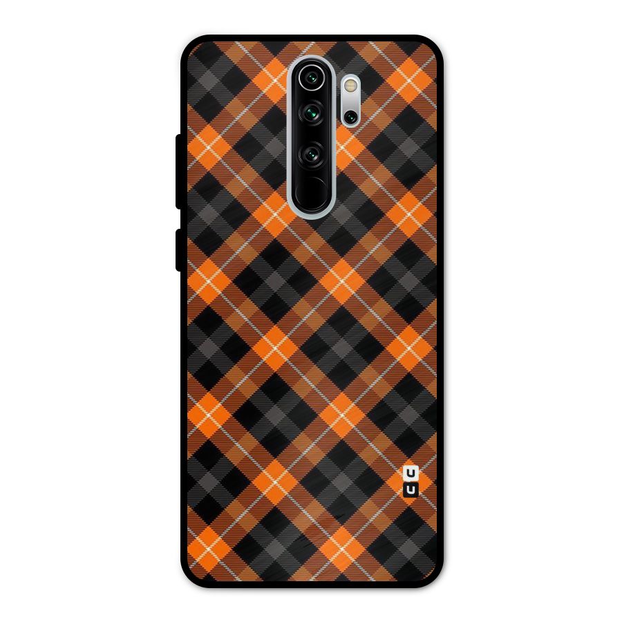 Best Textile Pattern Metal Back Case for Redmi Note 8 Pro