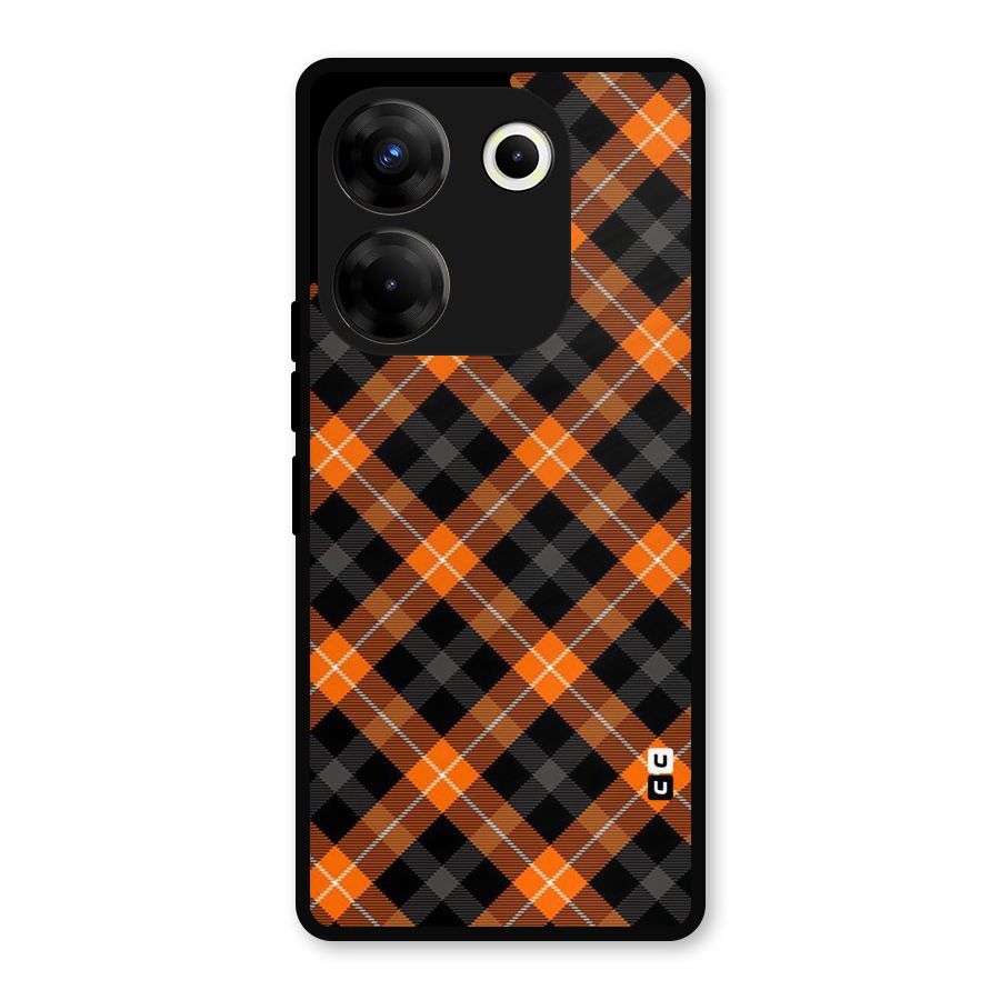 Best Textile Pattern Metal Back Case for Tecno Camon 20