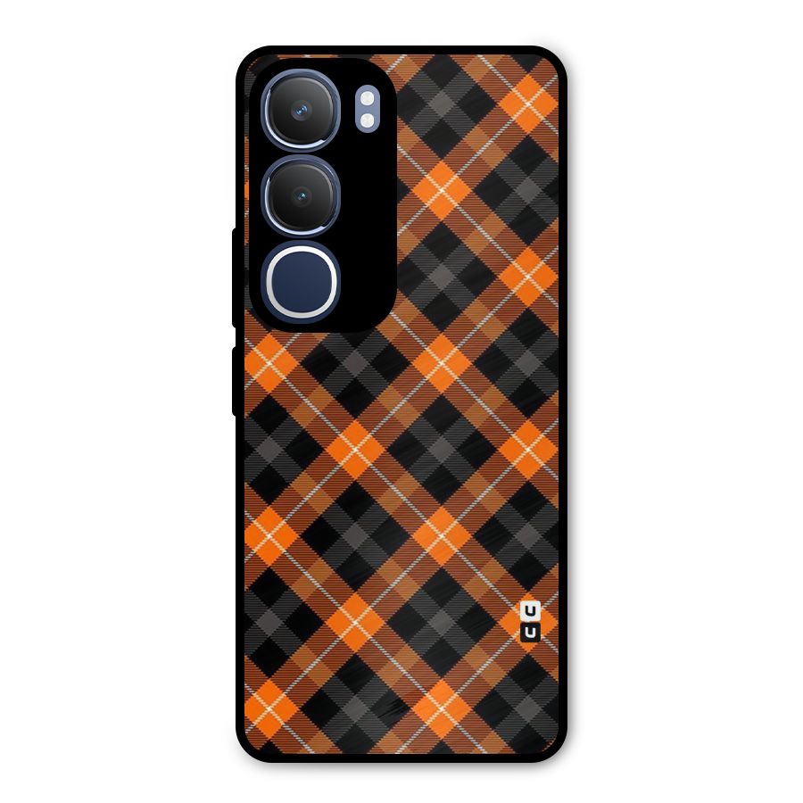 Best Textile Pattern Metal Back Case for Vivo Y29