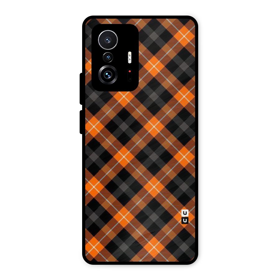 Best Textile Pattern Metal Back Case for Xiaomi 11T Pro