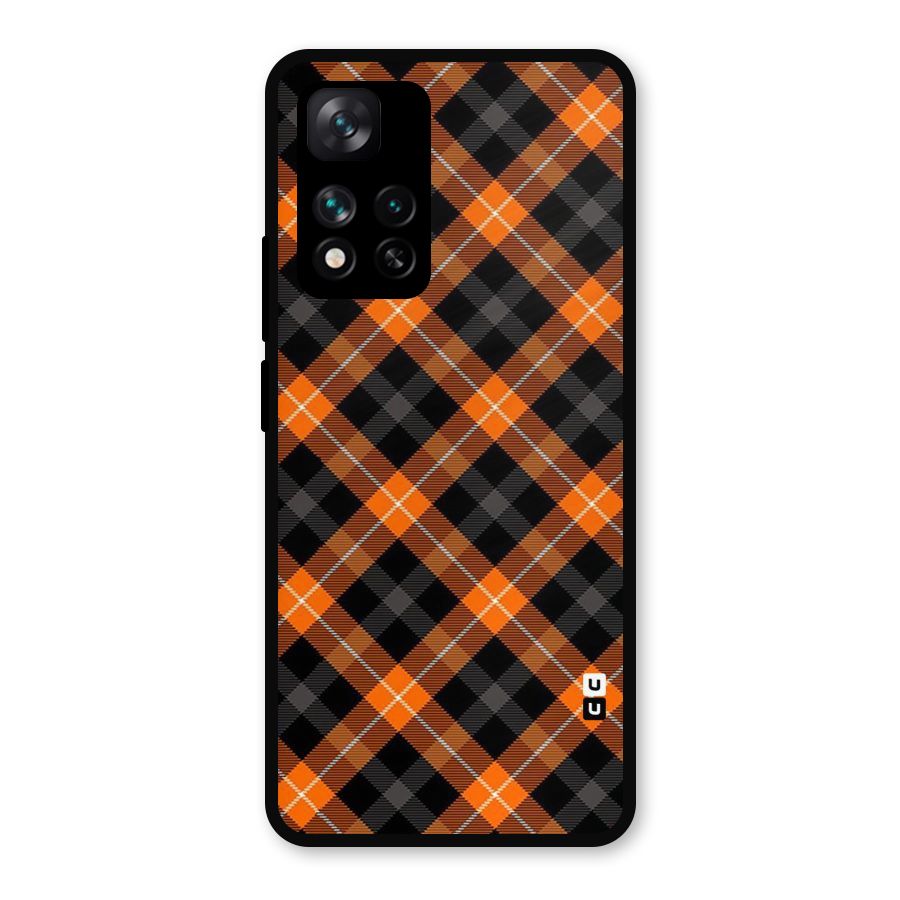 Best Textile Pattern Metal Back Case for Xiaomi 11i Hypercharge 5G