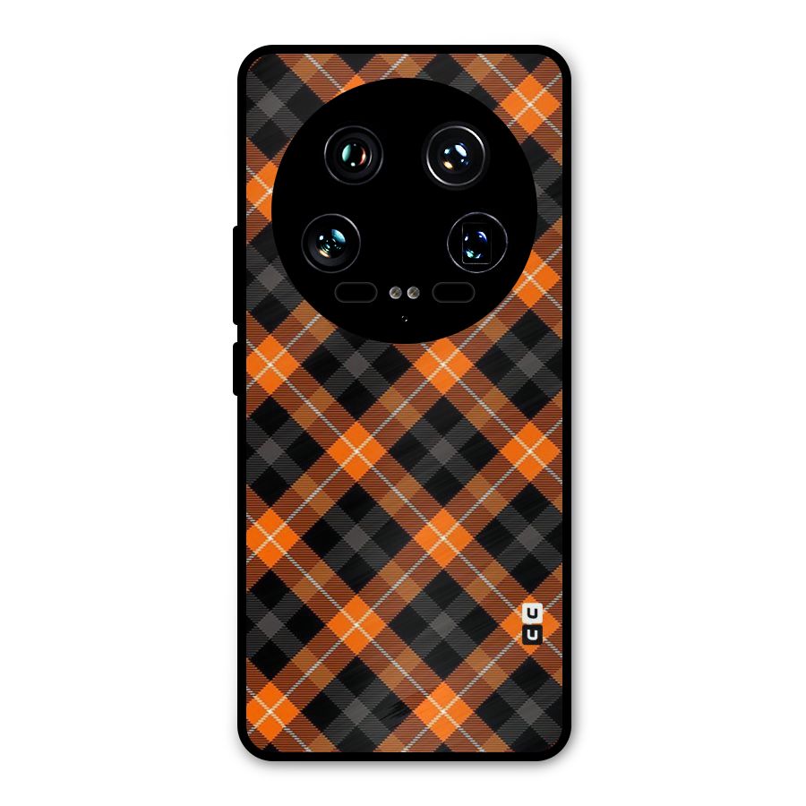 Best Textile Pattern Metal Back Case for Xiaomi 14 Ultra