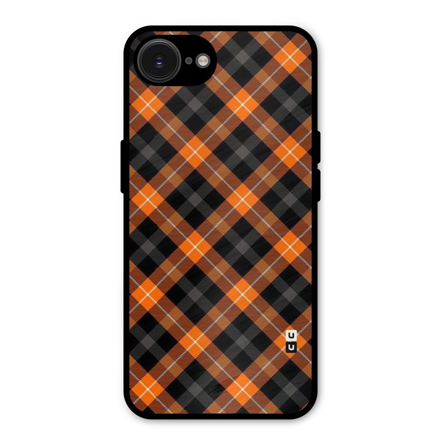 Best Textile Pattern Metal Back Case for iPhone 16e