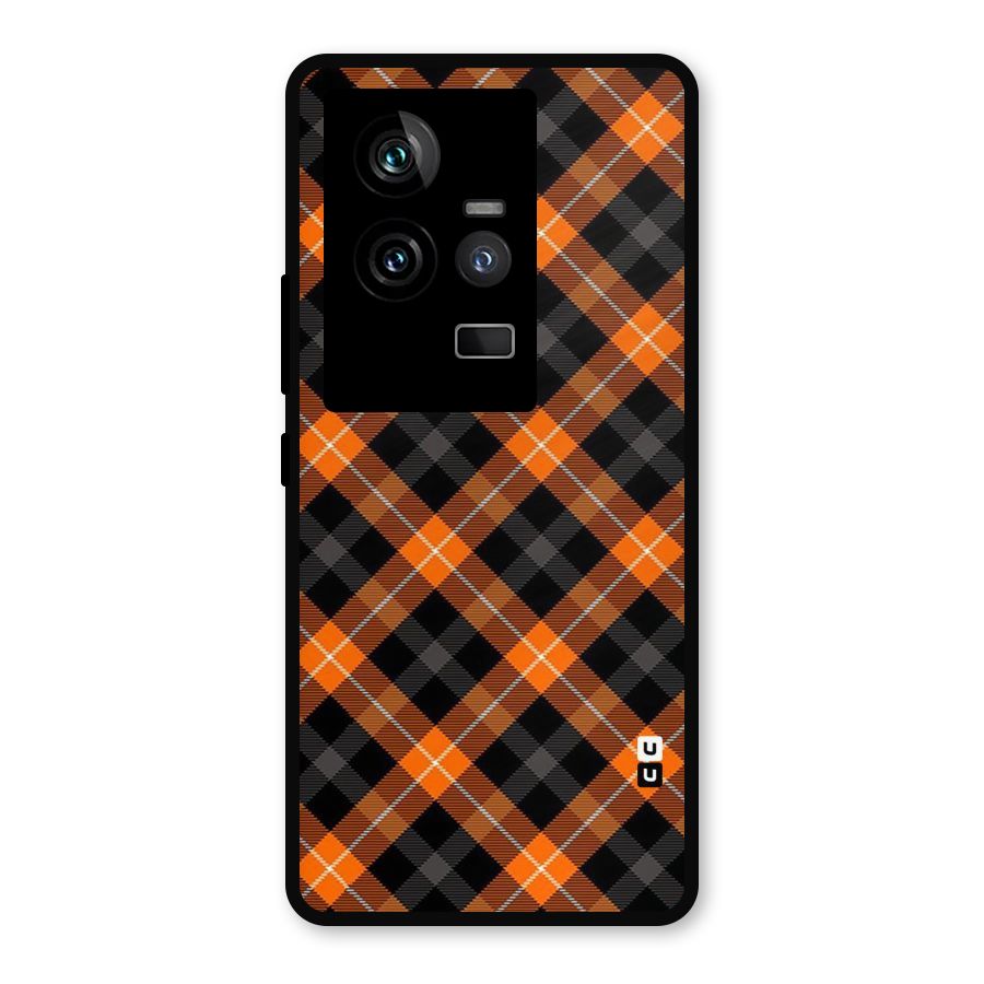 Best Textile Pattern Metal Back Case for iQOO 11 5G