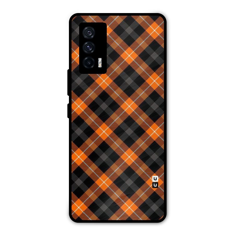 Best Textile Pattern Metal Back Case for iQOO 7 5G