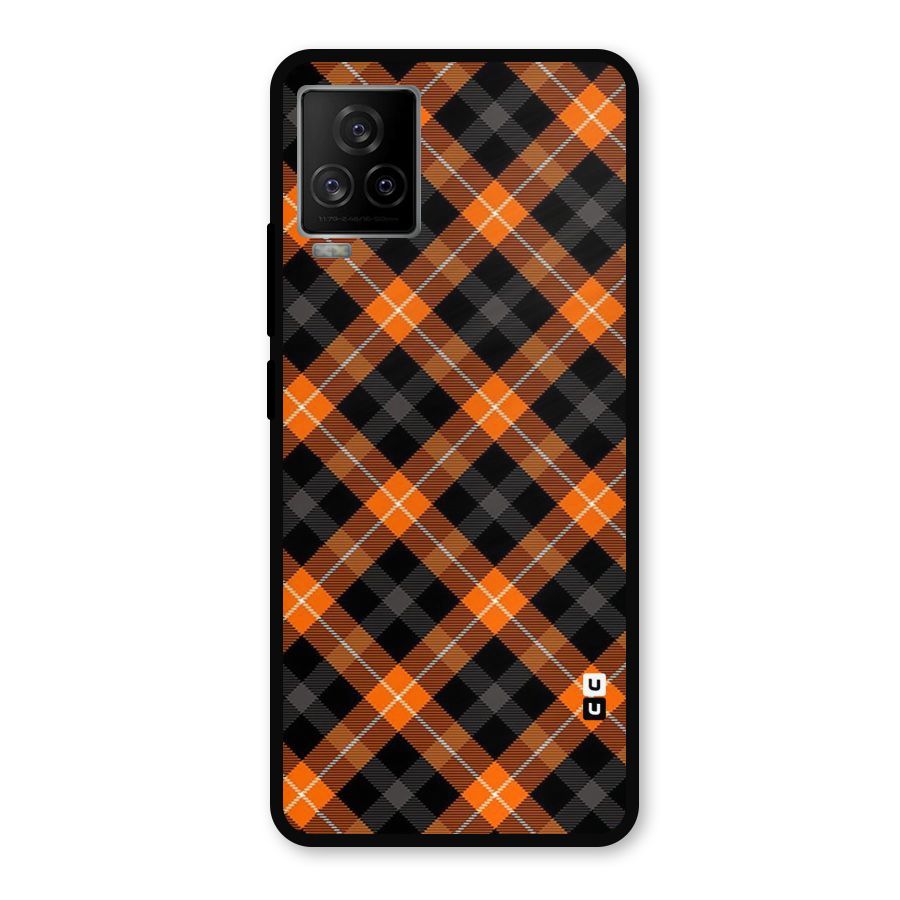 Best Textile Pattern Metal Back Case for iQOO 7 Legend 5G
