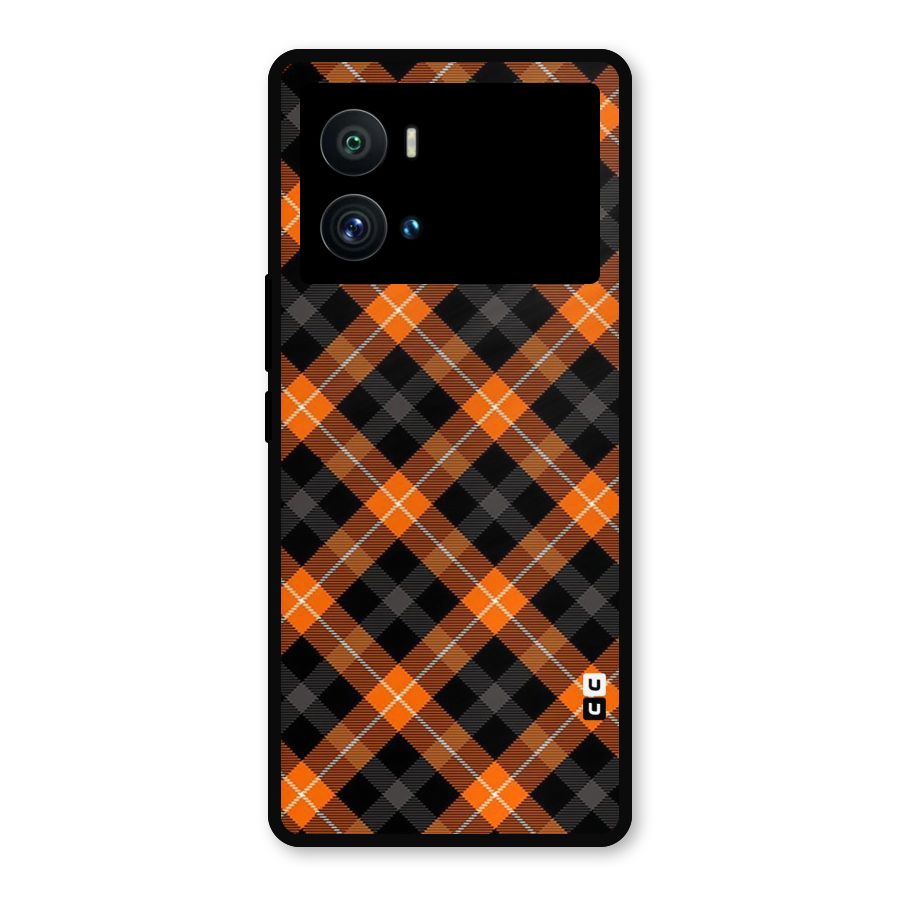 Best Textile Pattern Metal Back Case for iQOO 9 Pro