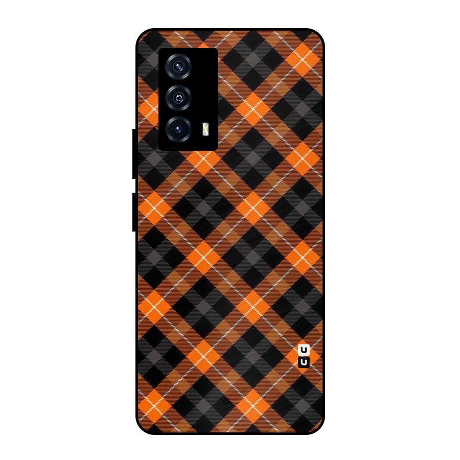 Best Textile Pattern Metal Back Case for iQOO Z5