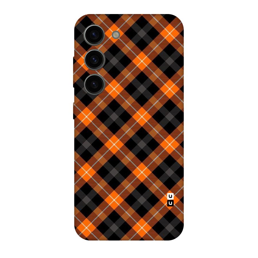 Best Textile Pattern Original Polycarbonate Back Case for Galaxy S23