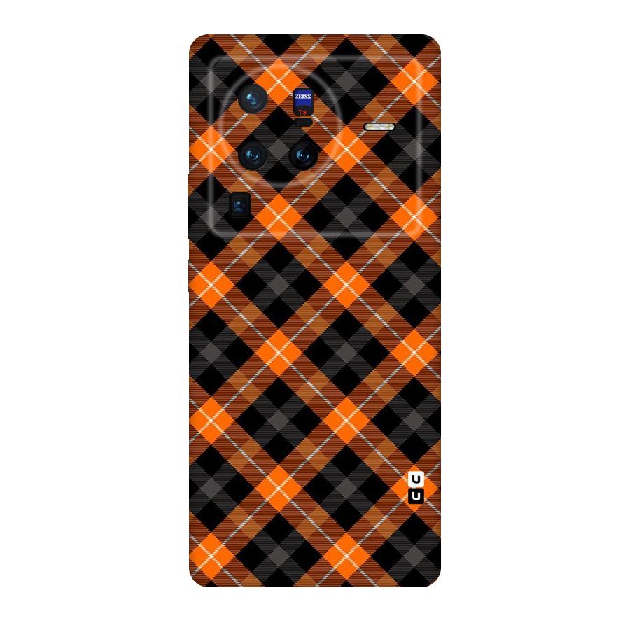Best Textile Pattern Original Polycarbonate Back Case for Vivo X80