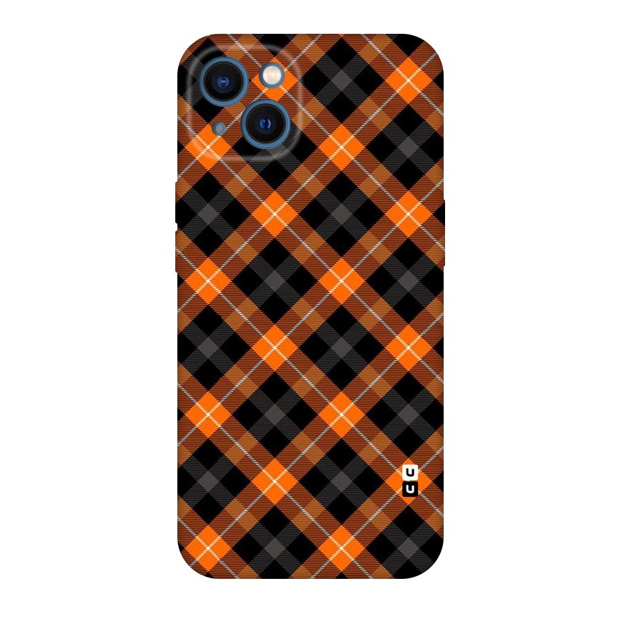 Best Textile Pattern Original Polycarbonate Back Case for iPhone 13