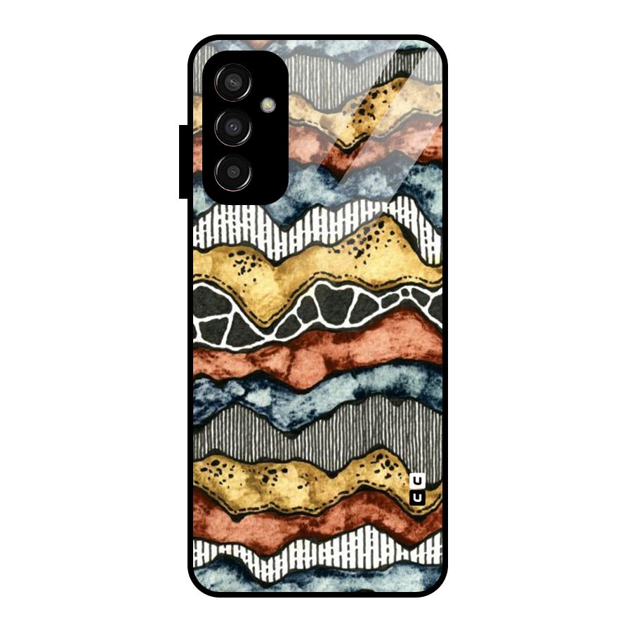 Best Texture Pattern Glass Back Case for Galaxy F13