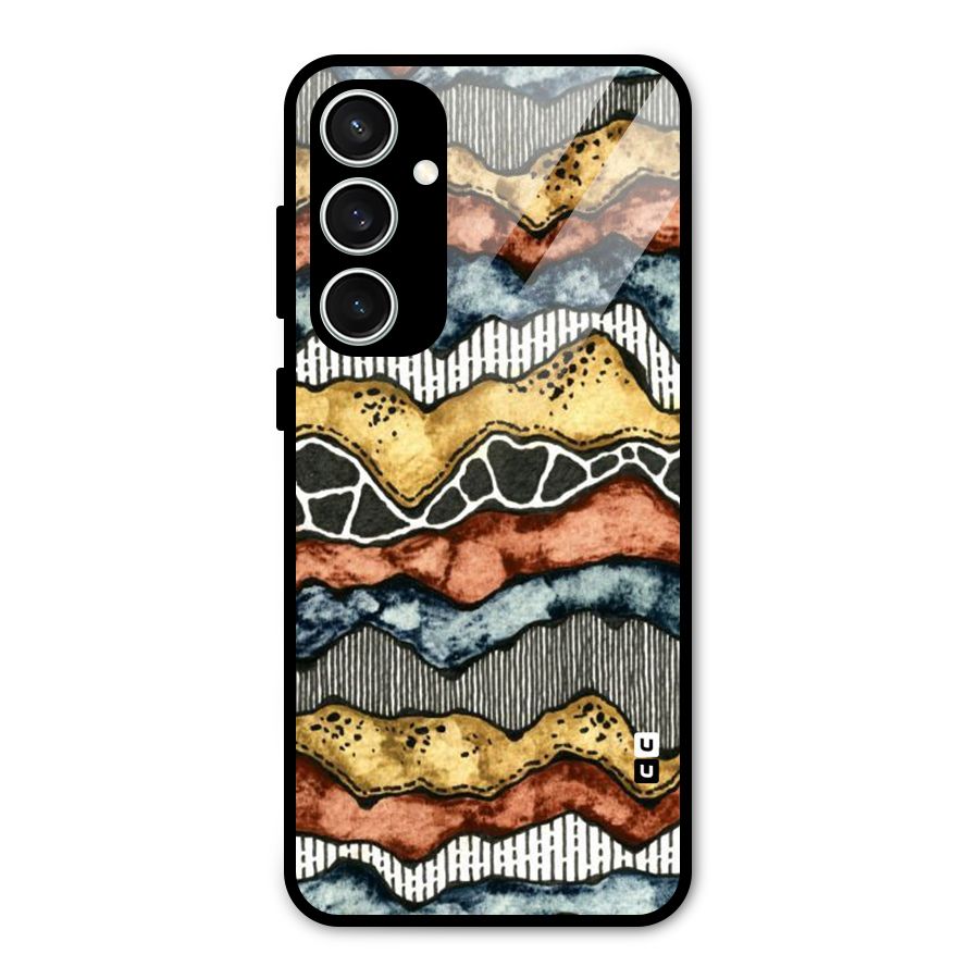Best Texture Pattern Glass Back Case for Galaxy S23 FE