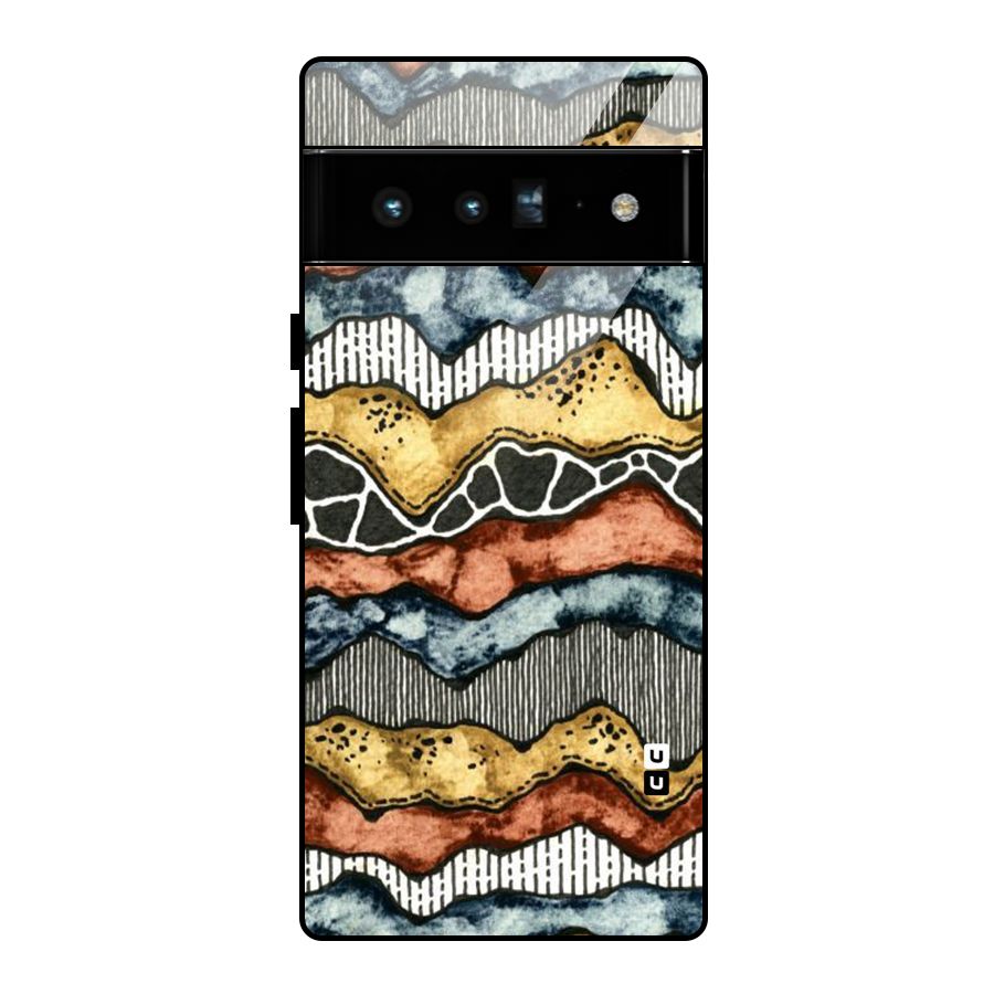 Best Texture Pattern Glass Back Case for Google Pixel 6 Pro