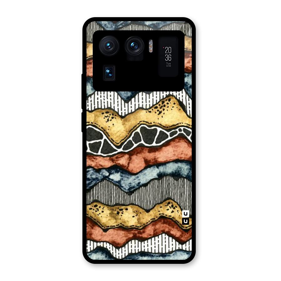 Best Texture Pattern Glass Back Case for Mi 11 Ultra