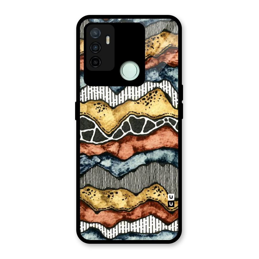 Best Texture Pattern Glass Back Case for Oppo A53