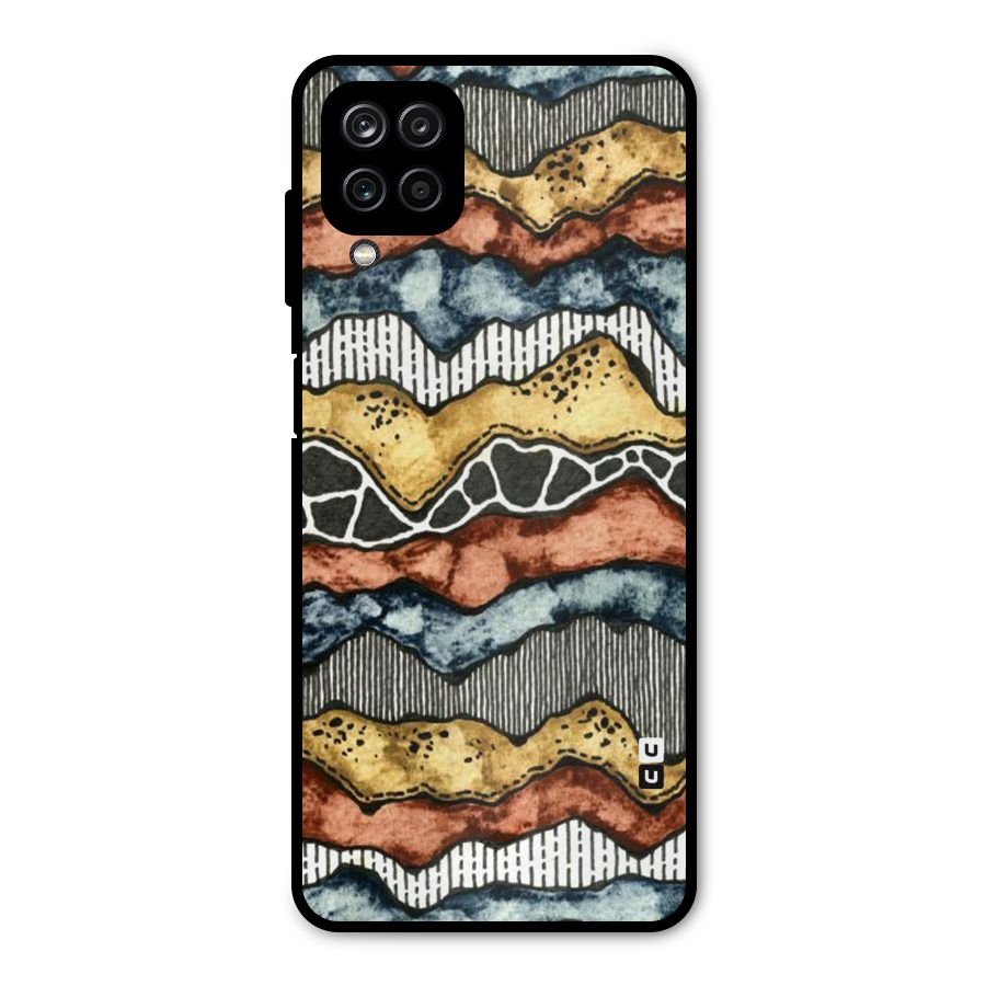 Best Texture Pattern Metal Back Case for Galaxy A12