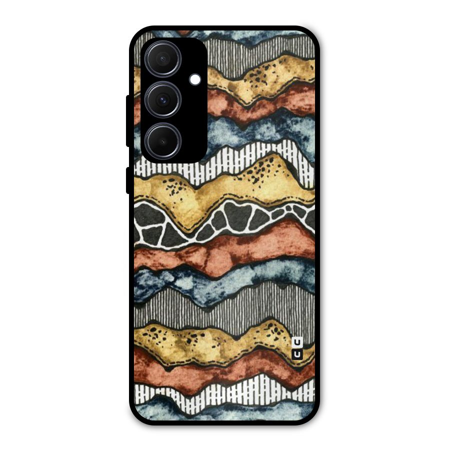 Best Texture Pattern Metal Back Case for Galaxy A35