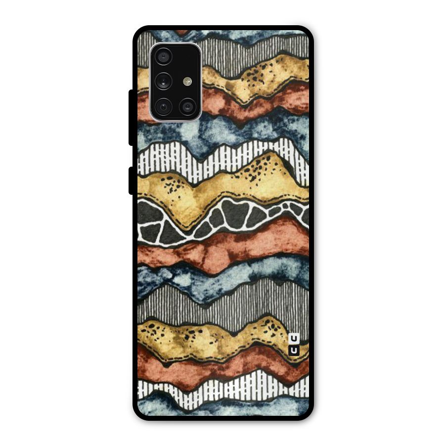 Best Texture Pattern Metal Back Case for Galaxy A71