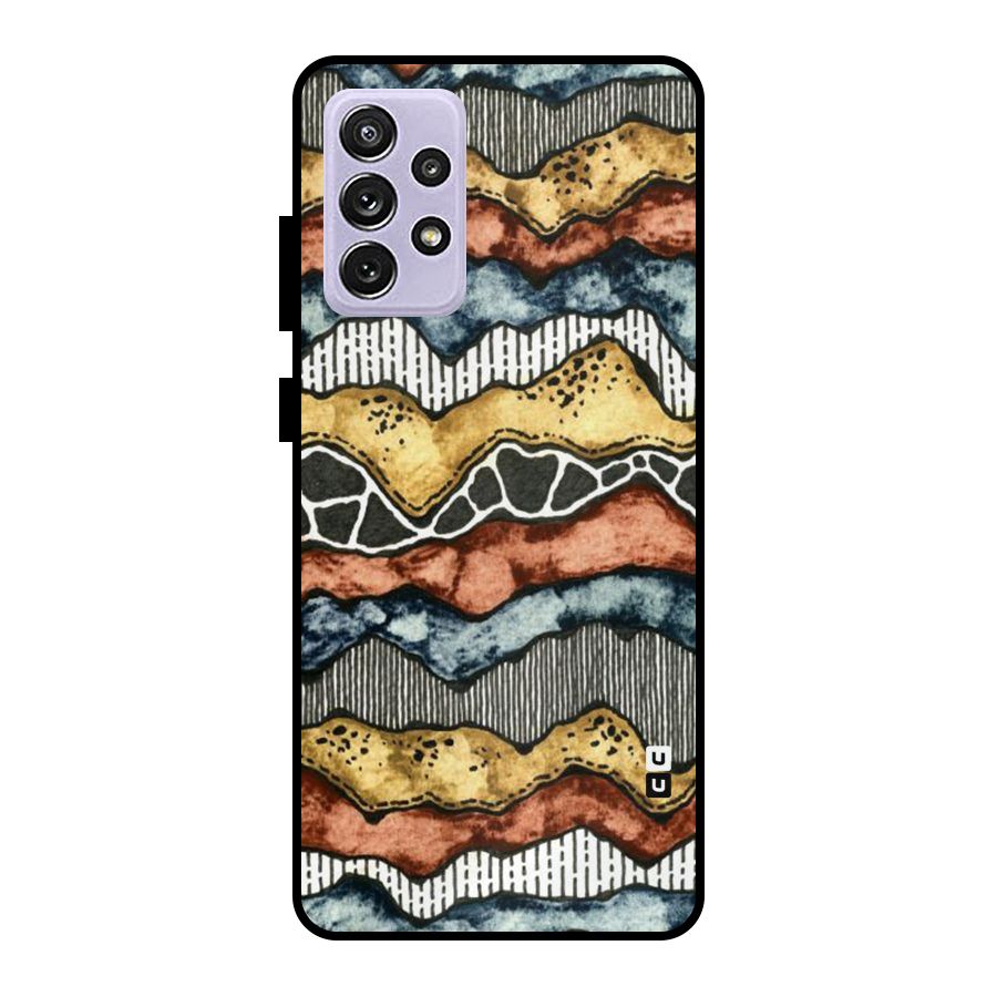 Best Texture Pattern Metal Back Case for Galaxy A72