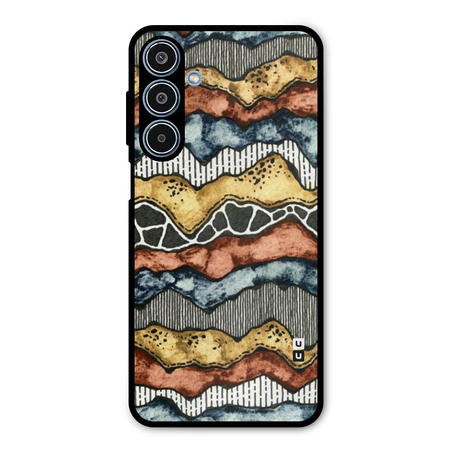 Best Texture Pattern Metal Back Case for Galaxy M35