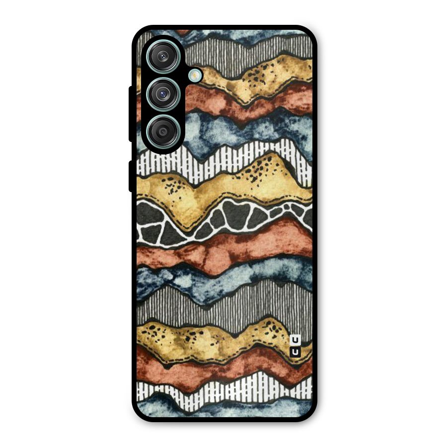 Best Texture Pattern Metal Back Case for Galaxy M55 5G