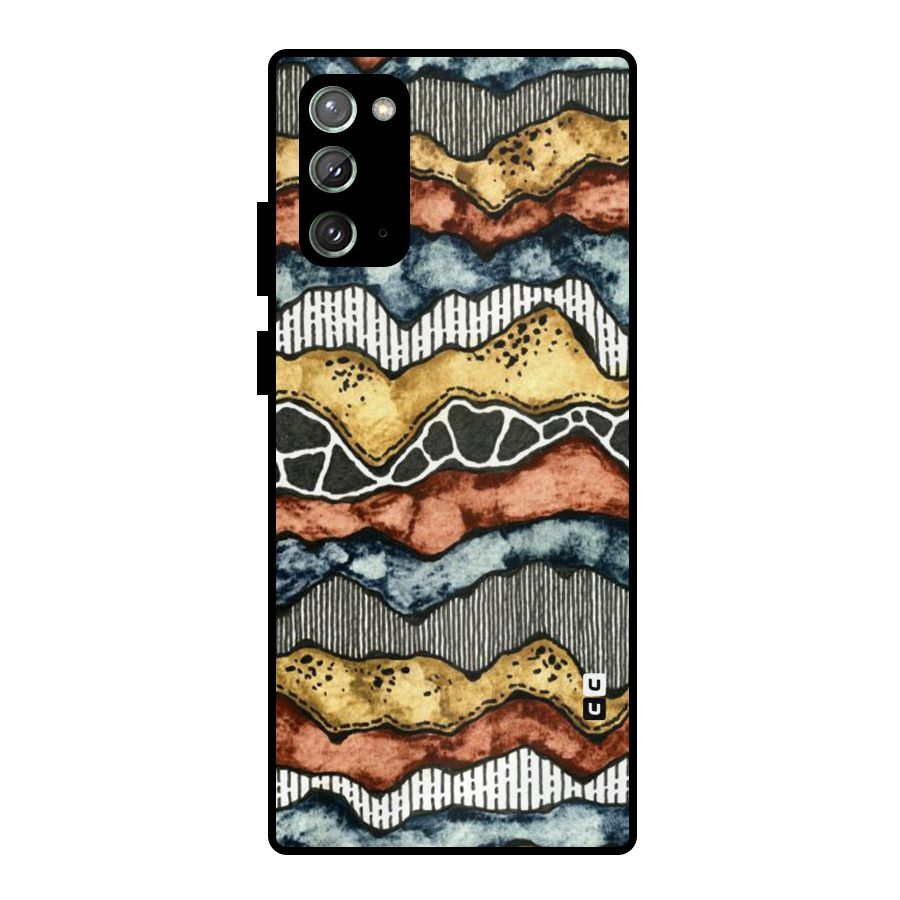 Best Texture Pattern Metal Back Case for Galaxy Note 20