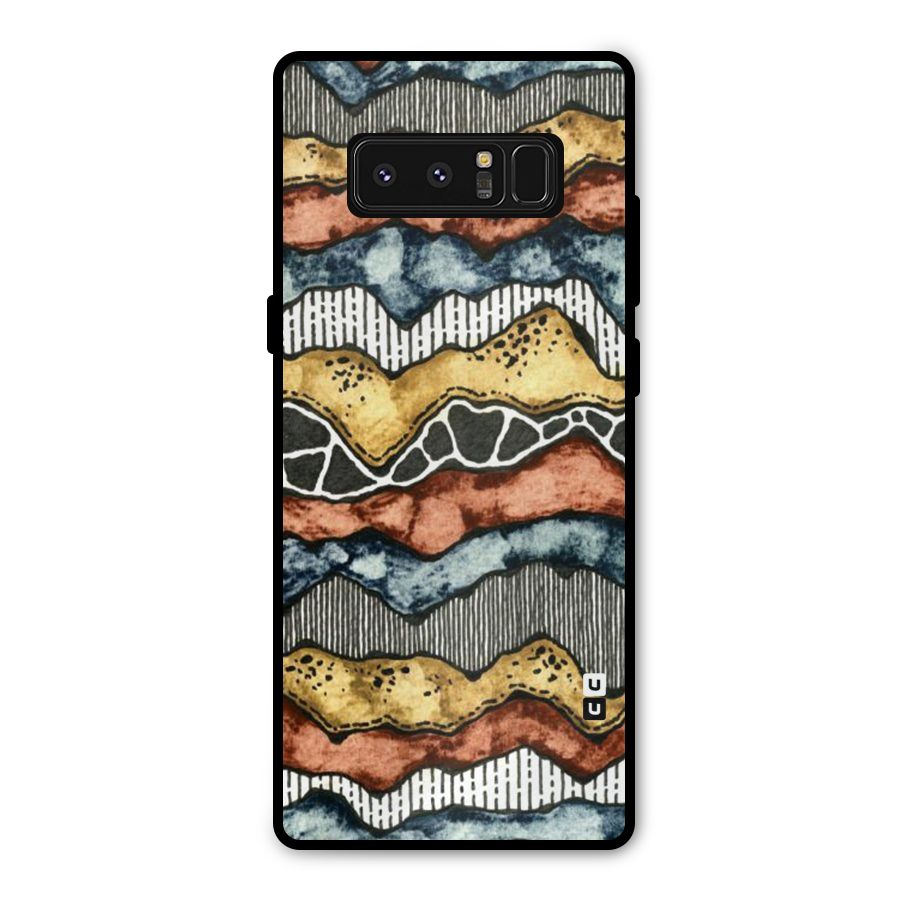 Best Texture Pattern Metal Back Case for Galaxy Note 8
