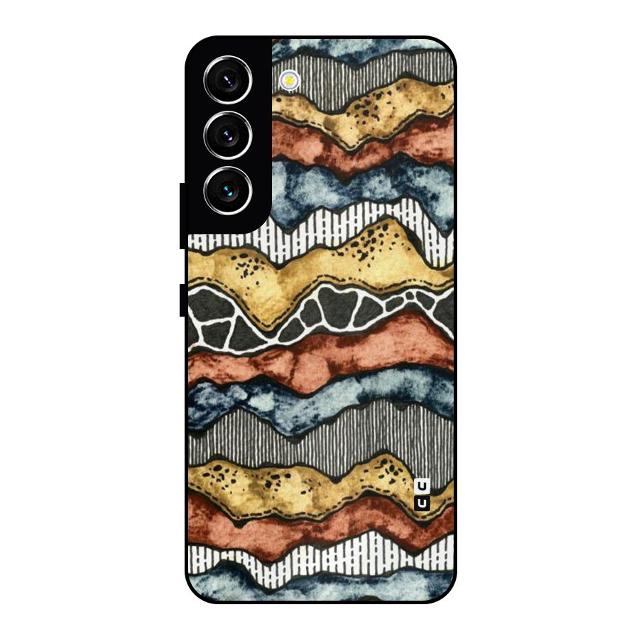 Best Texture Pattern Metal Back Case for Galaxy S22 5G