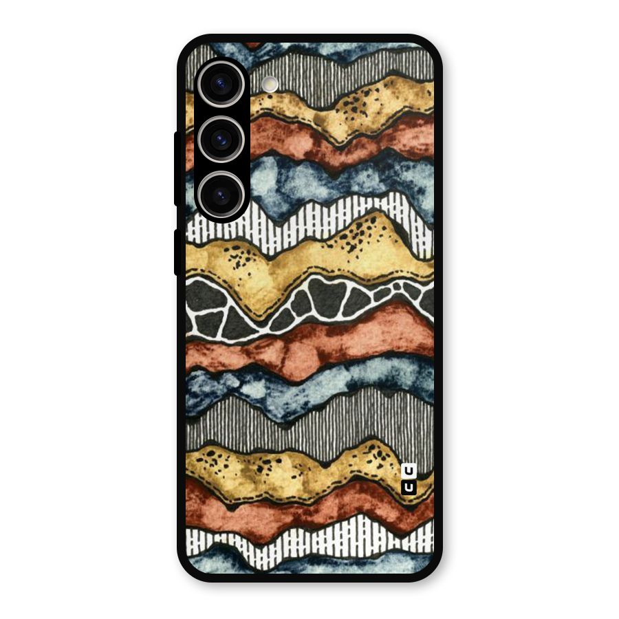 Best Texture Pattern Metal Back Case for Galaxy S23 Plus