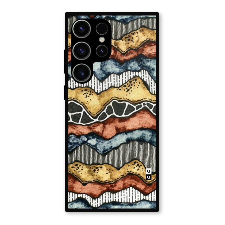 Best Texture Pattern Metal Back Case for Galaxy S23 Ultra