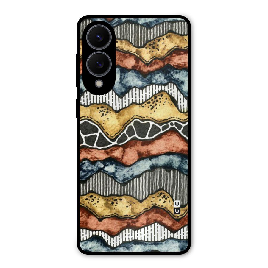 Best Texture Pattern Metal Back Case for Galaxy S25 Edge