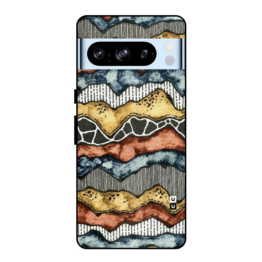 Best Texture Pattern Metal Back Case for Google Pixel 8 Pro