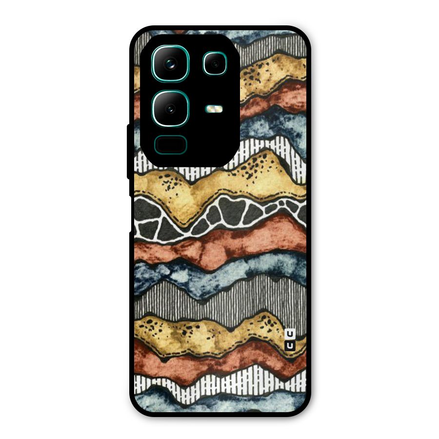 Best Texture Pattern Metal Back Case for Infinix Note 50x