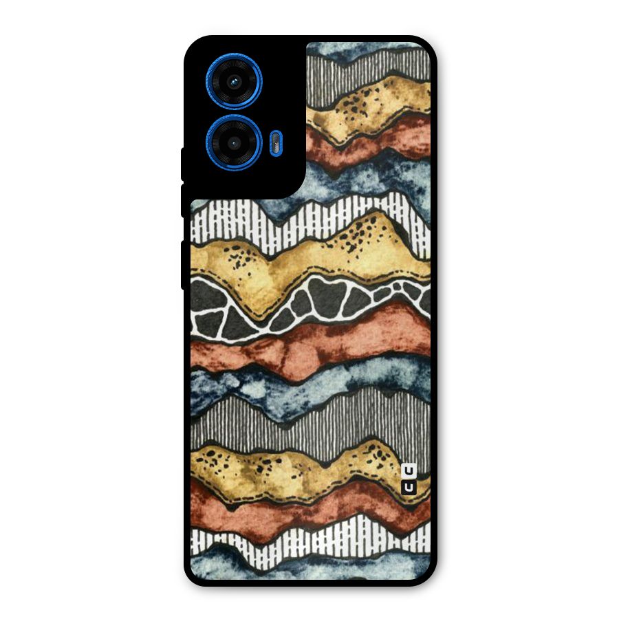 Best Texture Pattern Metal Back Case for Moto G45