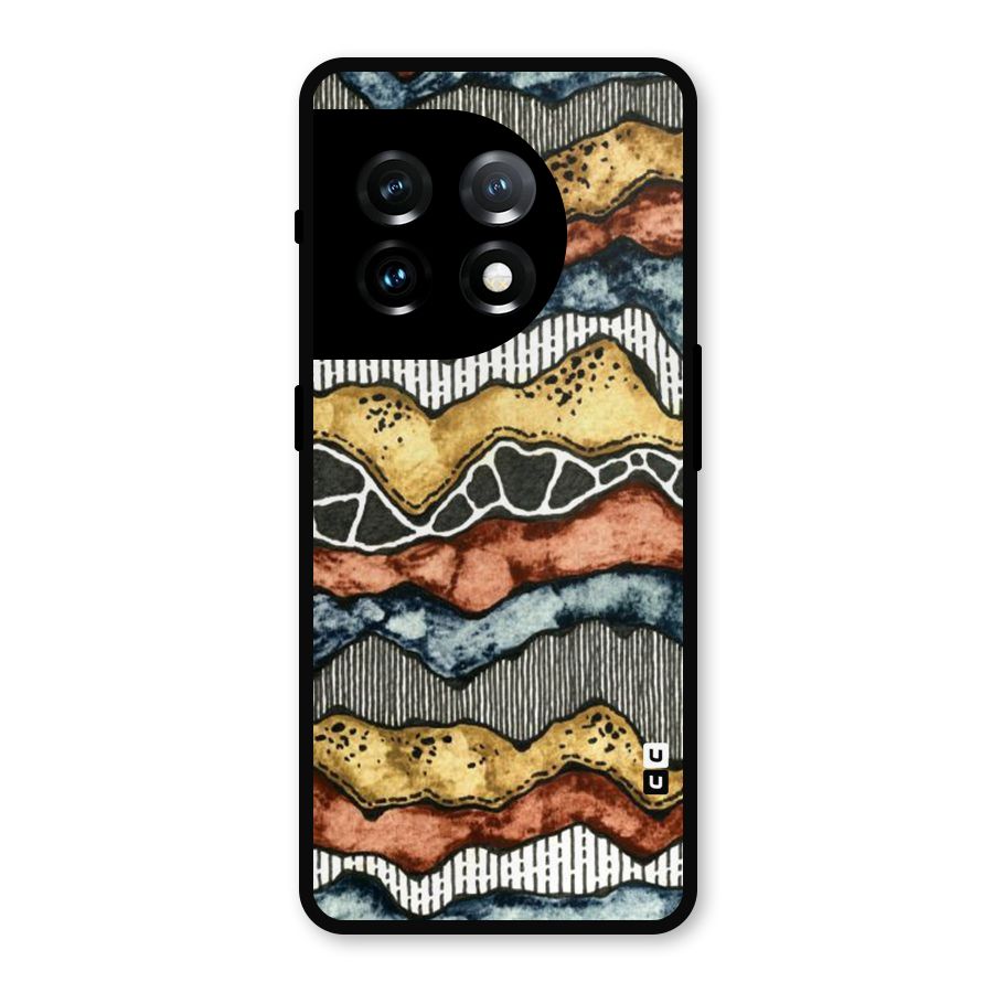Best Texture Pattern Metal Back Case for OnePlus 11