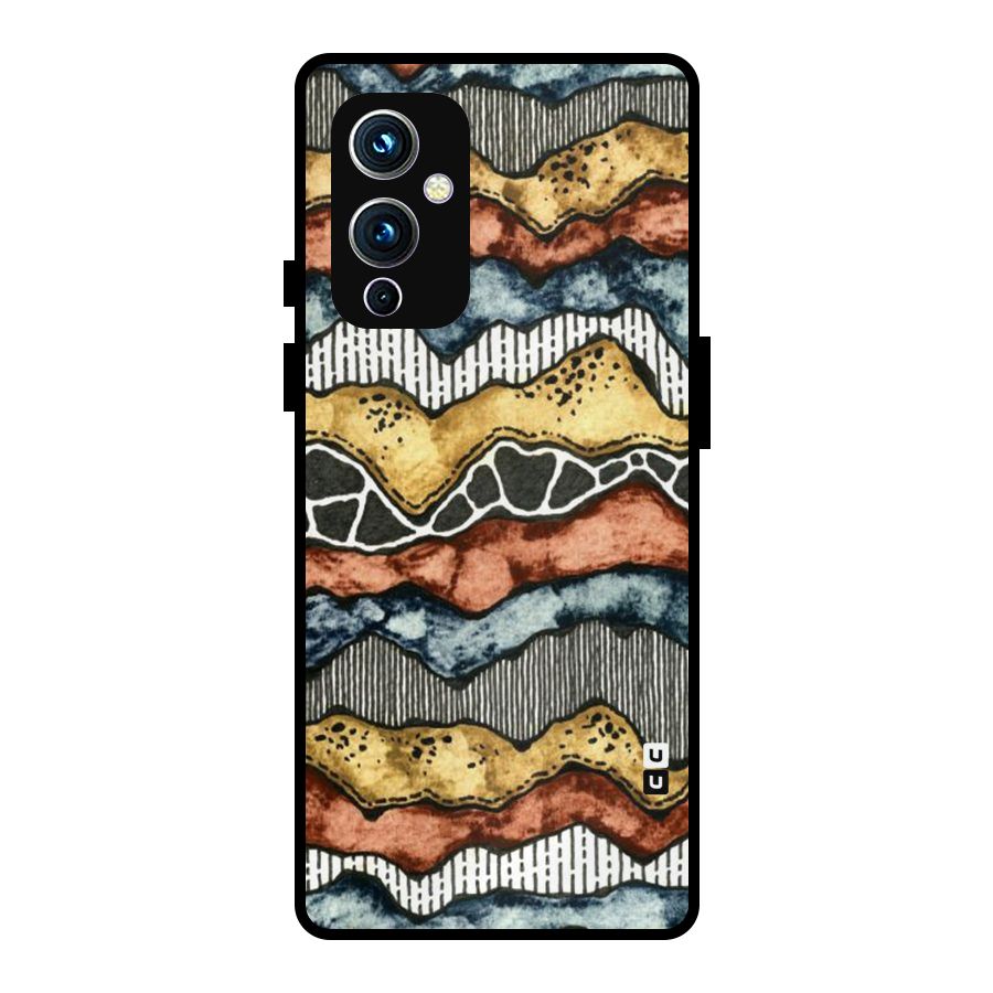 Best Texture Pattern Metal Back Case for OnePlus 9