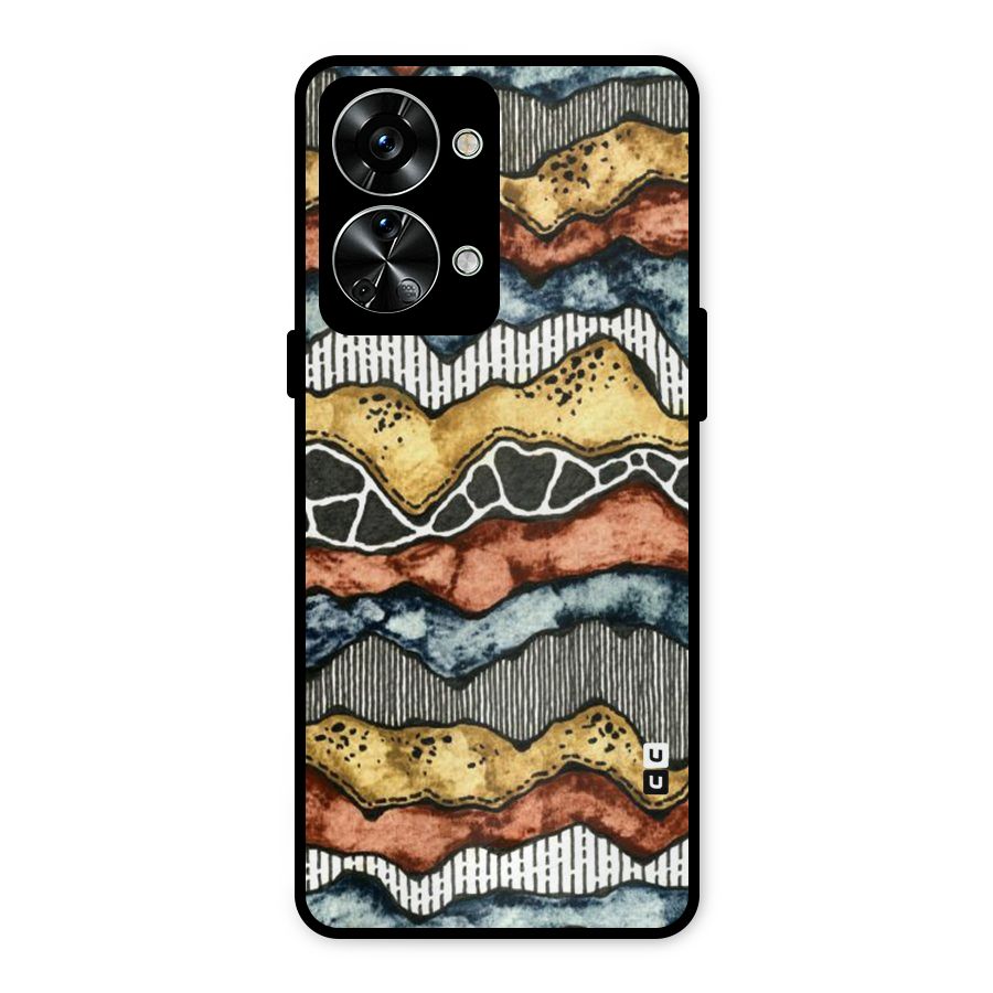 Best Texture Pattern Metal Back Case for OnePlus Nord 2T