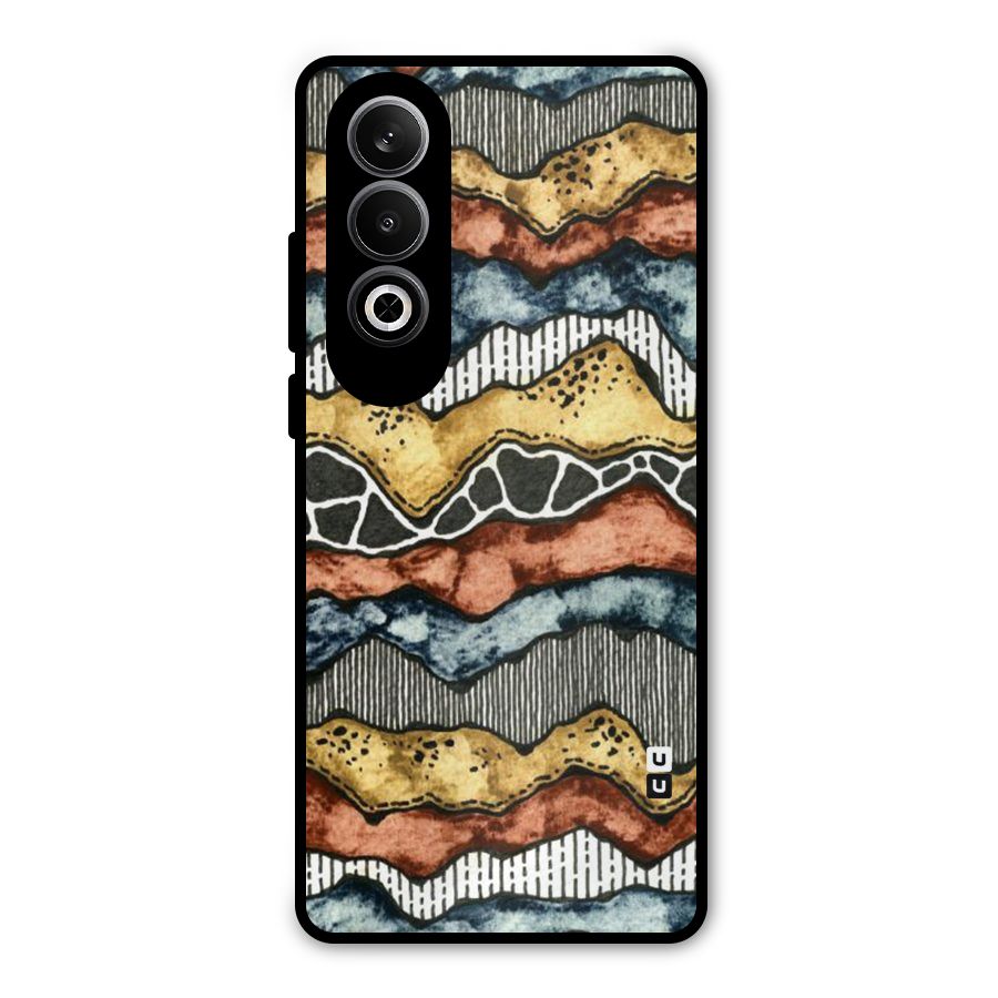 Best Texture Pattern Metal Back Case for OnePlus Nord CE4