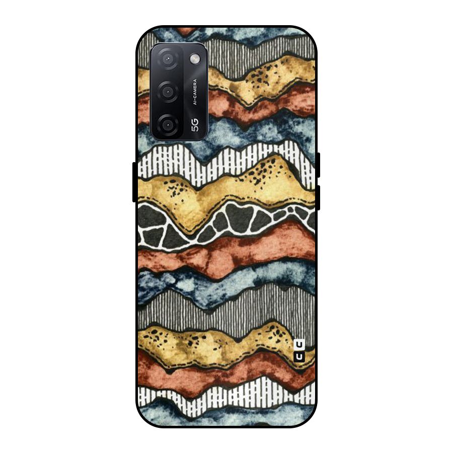Best Texture Pattern Metal Back Case for Oppo A53s 5G
