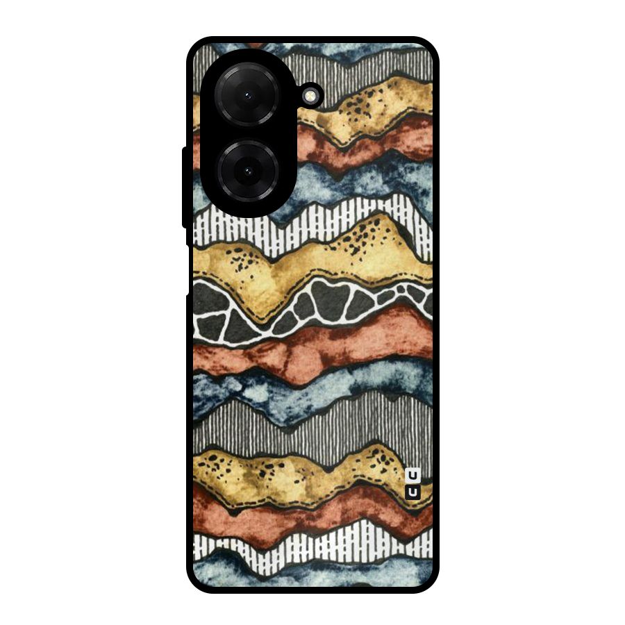 Best Texture Pattern Metal Back Case for Poco C71
