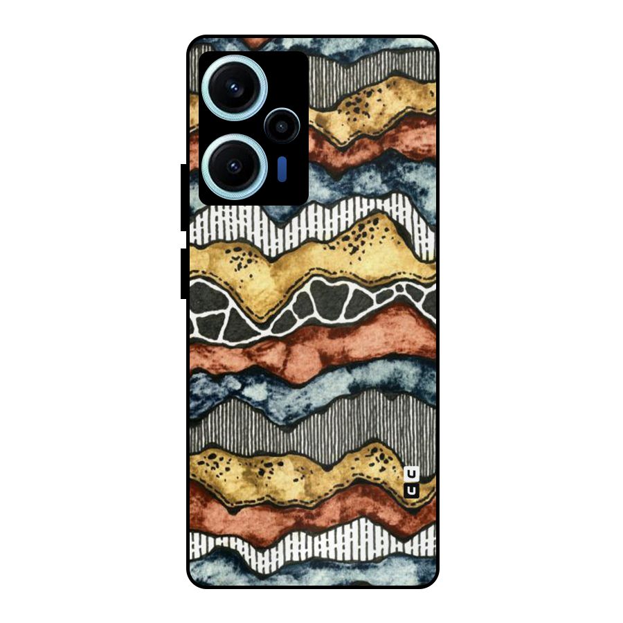 Best Texture Pattern Metal Back Case for Poco F5