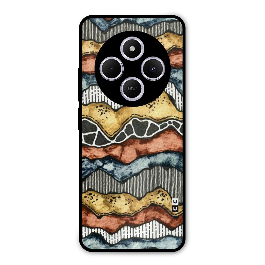 Best Texture Pattern Metal Back Case for Poco M7