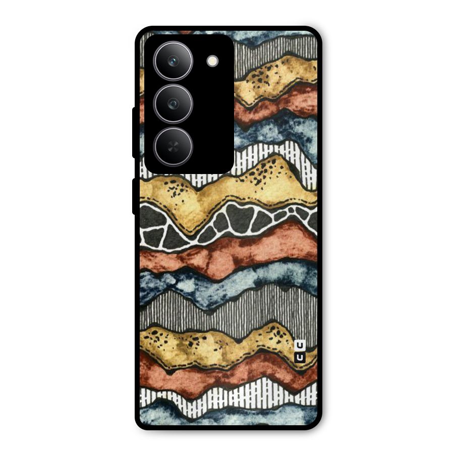 Best Texture Pattern Metal Back Case for Realme 14x