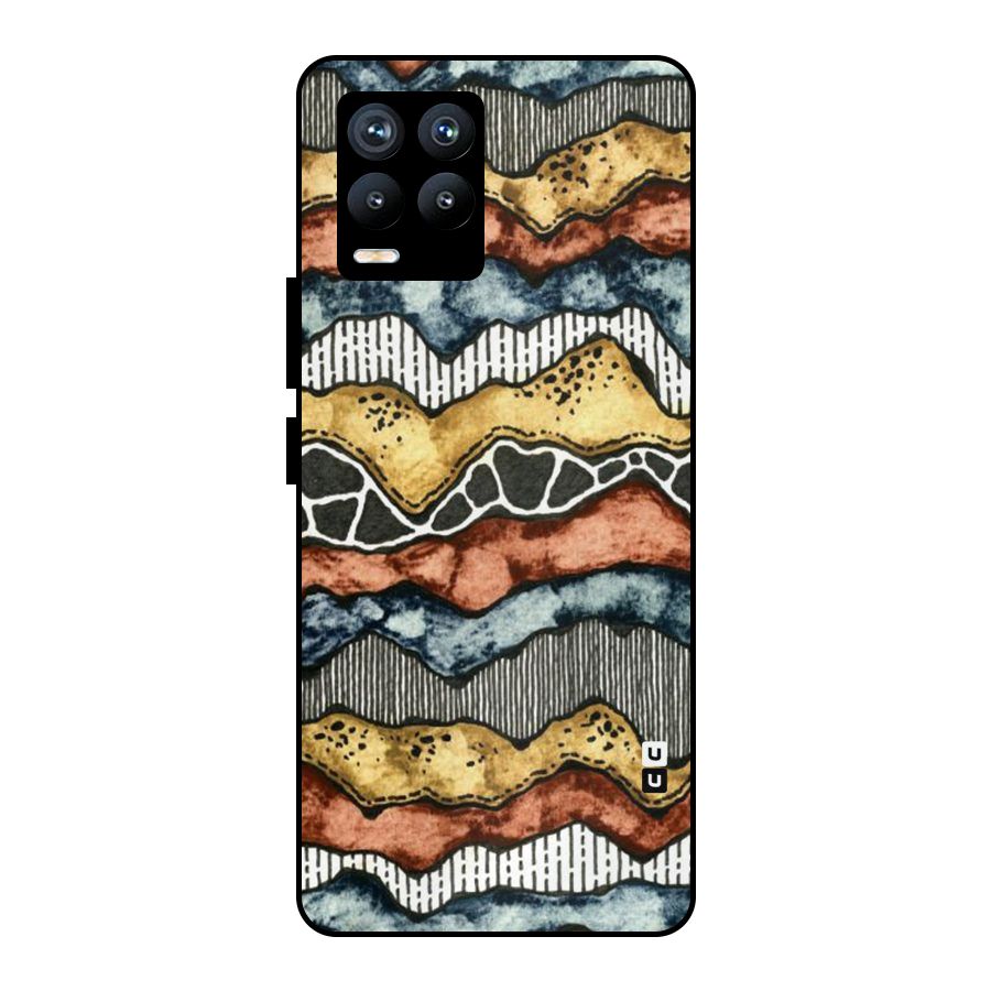 Best Texture Pattern Metal Back Case for Realme 8