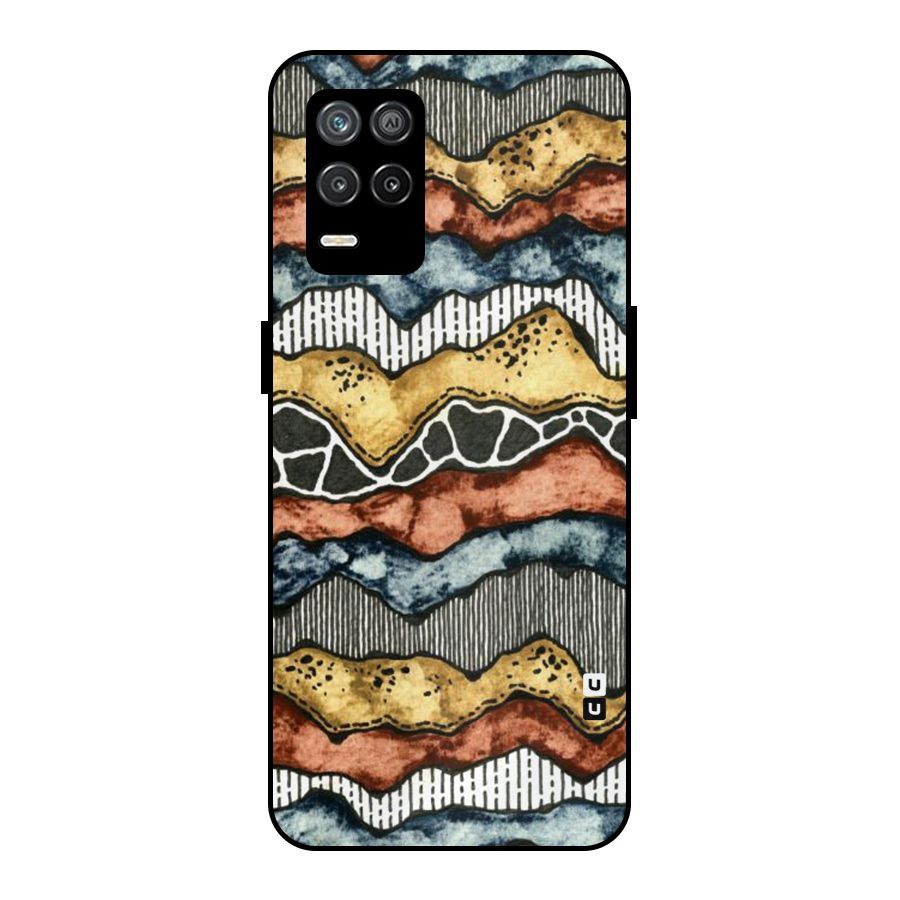 Best Texture Pattern Metal Back Case for Realme 8 5G
