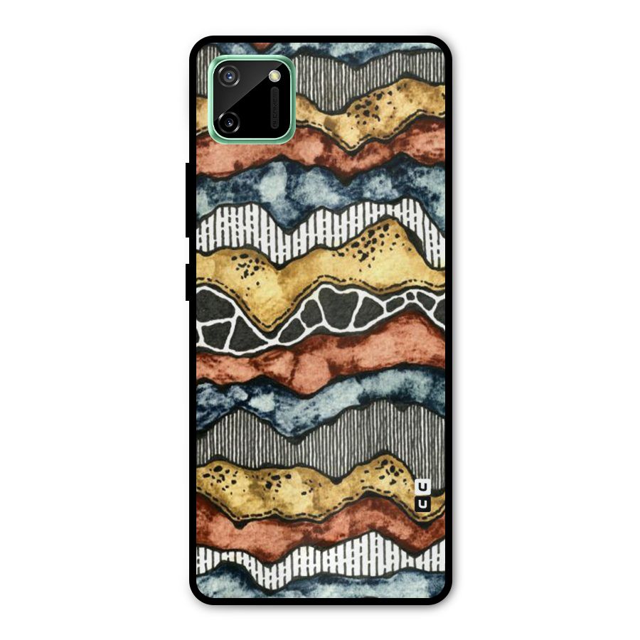 Best Texture Pattern Metal Back Case for Realme C11