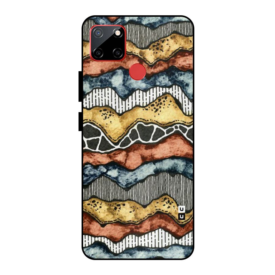 Best Texture Pattern Metal Back Case for Realme C12